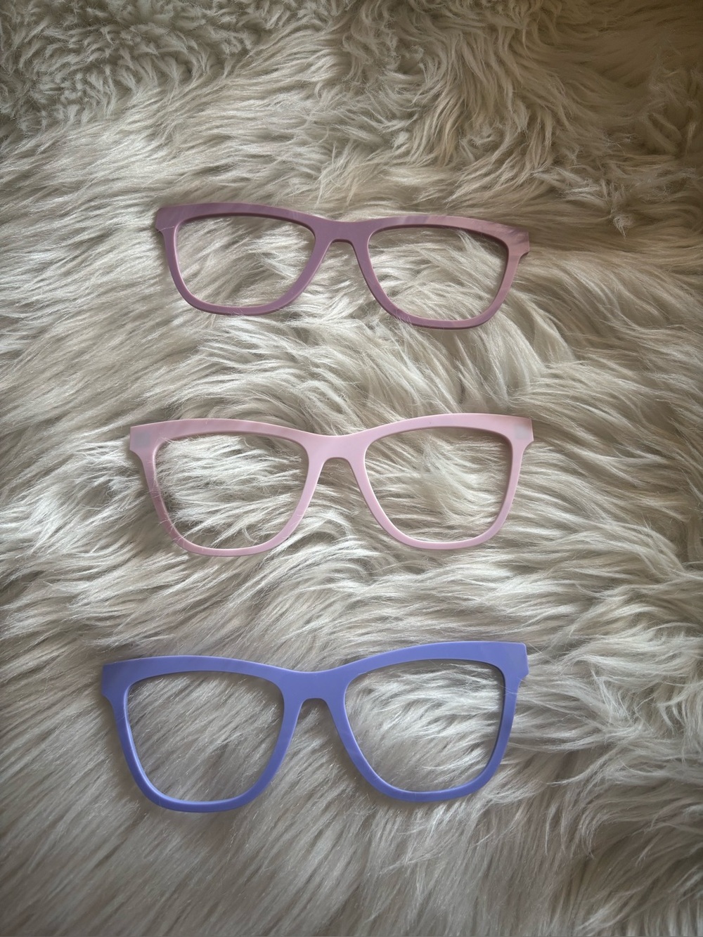 Stylish Matte Pastel Women’s Eyeglass Frames - Pink, Lilac, Lavender